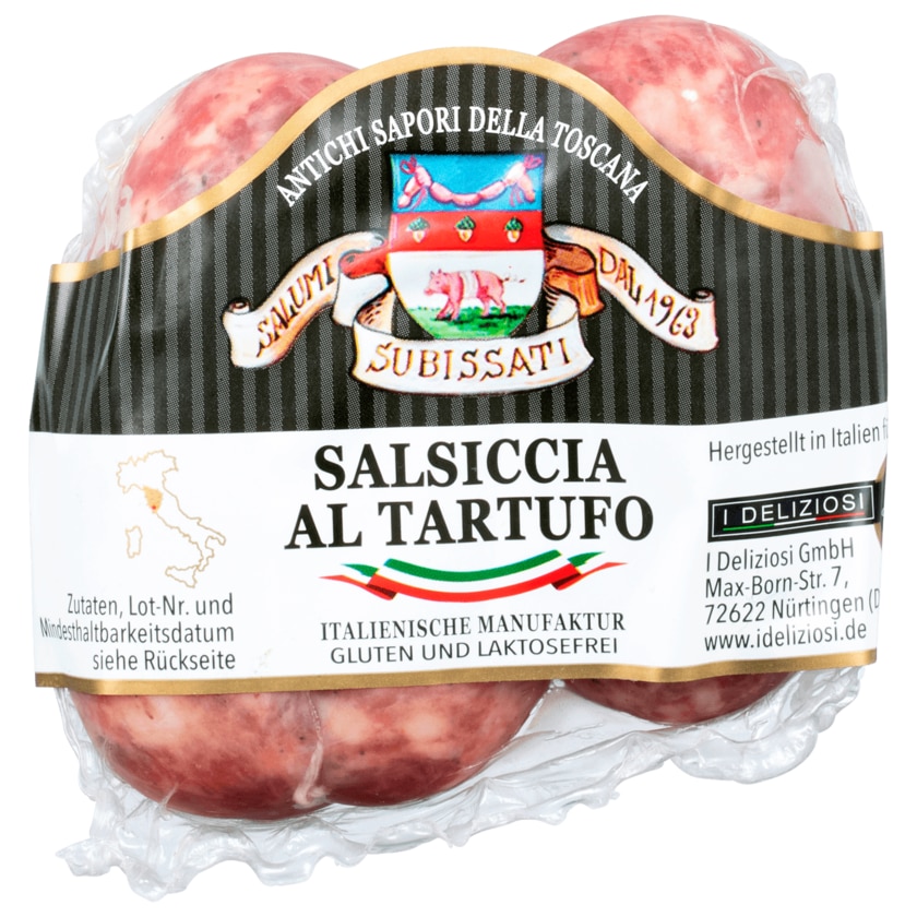 I Deliziosi Salsiccia al Tartufo 200g